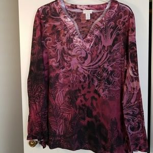 Chico's Casual Purple Top